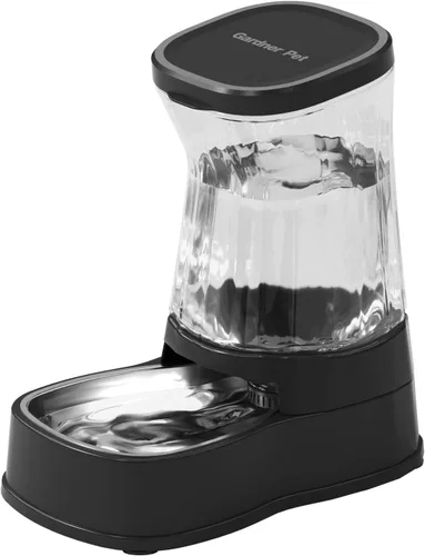 Miniatura 10 de Gardner Pet - Dispensador automático de agua para perros, bebedero de gravedad de acero inoxidable, 100% libre de BPA, cuencos de alimentación