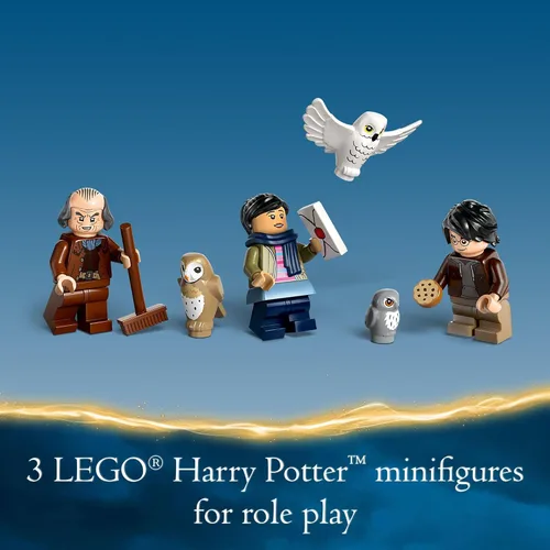 Miniatura 6 de LEGO Harry Potter Castillo de Hogwarts con leonera, juguete de fantasía del mundo mágico para niñas y niños, juego de construcción del castillo