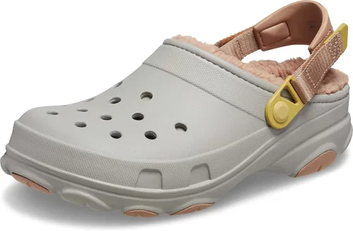 Miniatura 7 de Crocs - Zuecos unisex para adultos, todo terreno, con forro y correa de talón ajustable Oliva polvorienta