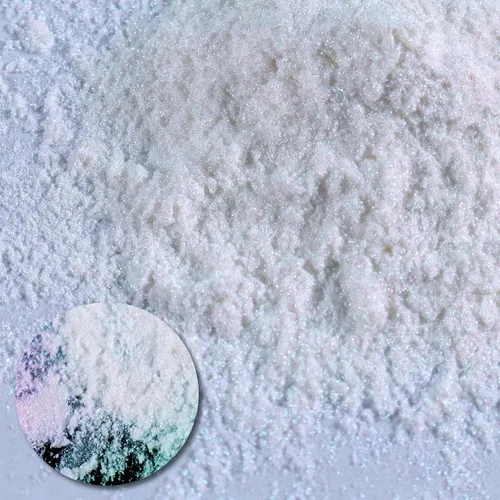Miniatura 2 de Ceya Polvo Mica Camaleón, 50g/1.8oz Aurora Cromo Polvo para Uñas de Efecto Nacarado, Pigmento de Cambio de Color de Grado Cosmético para Resina