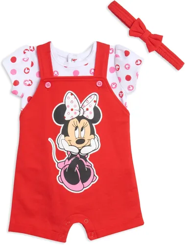 Miniatura 2 de Disney Minnie Mouse - Conjunto de 3 piezas de camiseta y diadema de rizo francés para bebés y niñas
