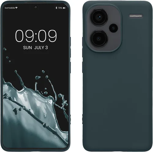 Miniatura 118 de kwmobile Funda compatible con Xiaomi Redmi Note 11 / Note 11S - Funda protectora de silicona TPU suave y delgada - Azul Báltico
