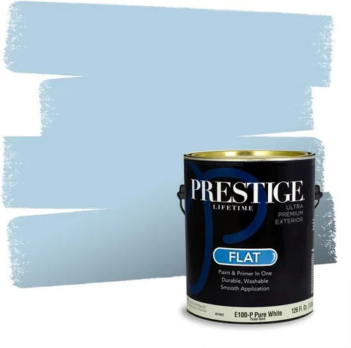 Miniatura 1510 de Pintura Exterior + imprimación PRESTIGE, todo-en-uno, 1 galón, acabado mate, color comparable al Valspar* Royal Gray* VS151-Gris real