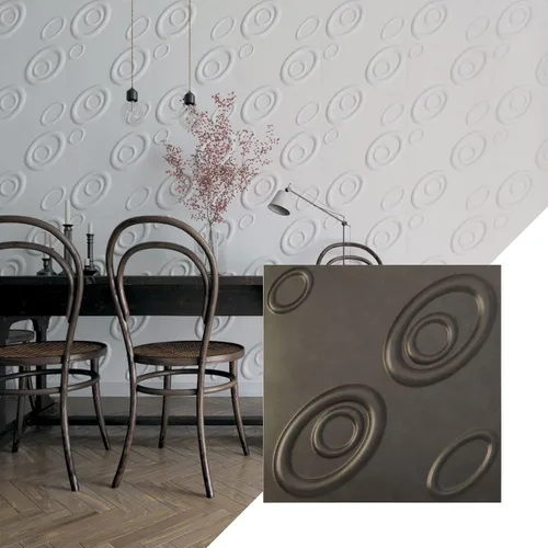 Miniatura 32 de Ekena Millwork WP20X20MAWH 19 5/8 pulgadas de ancho x 19 5/8 pulgadas de alto Maria EnduraWall Decorativo 3D Panel de pared cubre 2.67 pies cuadrados