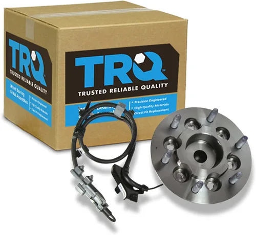 Miniatura 7 de TRQ Cojinete de rueda delantera y conjunto de cubo con sensor ABS compatible con Toyota Sequoia 2008-2022 Tundra 2007-2021