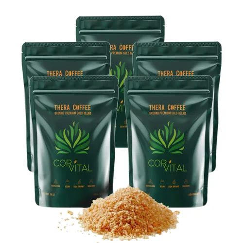 Cor-Vital Enema de café de 5 libras, el mejor café orgánico para enema, café de enema orgánico, terapia aprobada por Gerson, limpieza desintoxicante