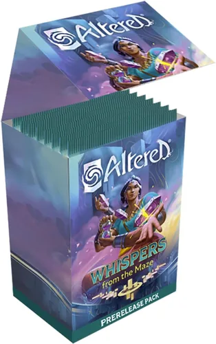 Equinox Altered Whispers from The Maze - Kit de lanzamiento previo – Construcción de cubierta única, juego estratégico sin combate, juego de cartas