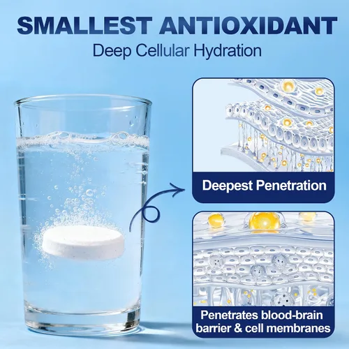 Miniatura 3 de Comprimidos de Hidrógeno Molecular (12 PPM) - 90 Unidades Suplemento H2 de Alta Potencia con Magnesio - Generador de Agua de Hidrógeno de Disolución