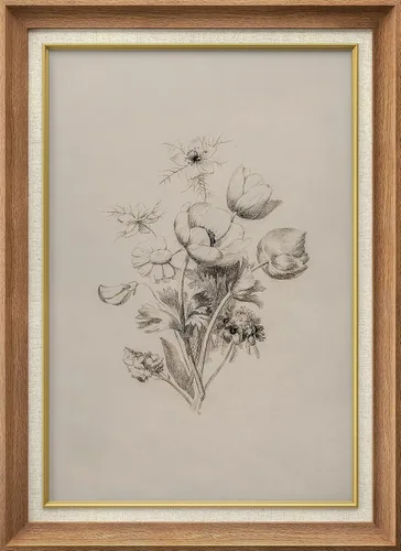 Miniatura 47 de SIGNWIN Arte de marco de alta calidad, elegante, vintage, ilustraciones de dibujo de árbol, arte fino, arte tradicional icónico para sala de estar