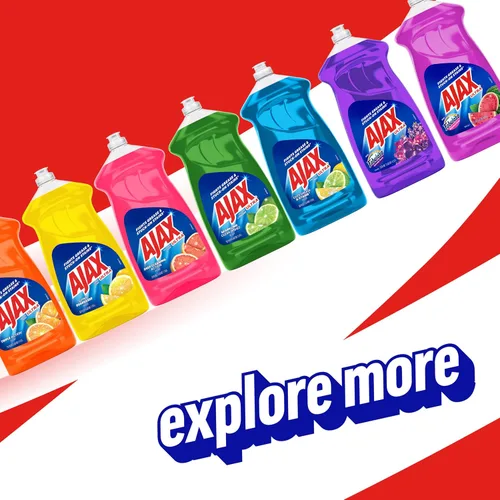 Miniatura 9 de Ajax Ultra Jabón Líquido para Platos con Fabuloso, Aroma a Lavanda, 52 Oz