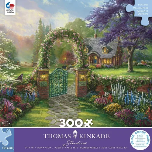 Miniatura 3 de Ceaco - Thomas Kinkade - Inspiraciones - Cabaña de colibrí - Rompecabezas de 300 piezas