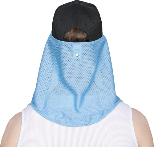 Miniatura 5 de Sombrero de sol de malla de enfriamiento Escudo Cuello Cortina Transpirable Guardia Polainas Protección UV Unisex Hombres Mujeres Cubierta facial