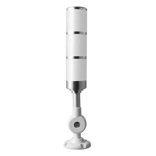 Lámpara de advertencia LED de aluminio Led 3 Luz indicadora de color 3W 24V Máquina de taller Señal Zumbador Pila Torre Luz Alarma (24V)