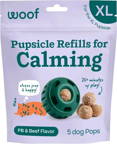 WOOF Pupsicle - Paletas de repuesto para calmar – Recambios de larga duración para el juguete Pupsicle para promover la calma – Golosinas calmantes