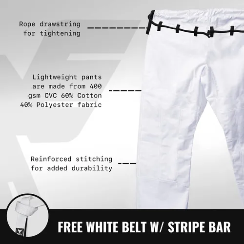 Miniatura 4 de Elite Sports Ultra ligero BJJ GI para mujer - IBJJF Jiu-Jitsu GI para niñas y mujeres (consulte la guía especial de tallas)