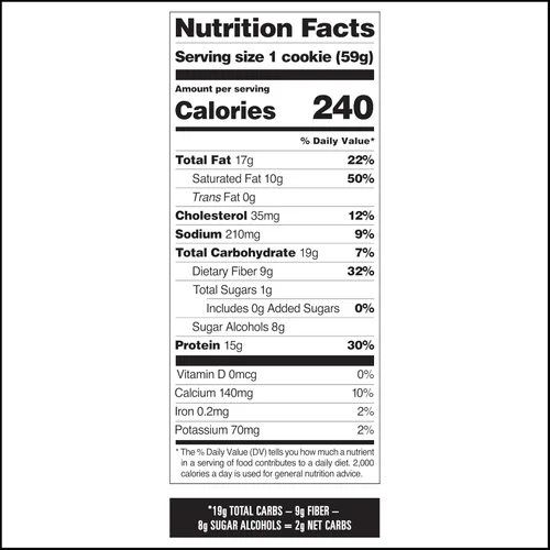 Miniatura 8 de Galleta de proteínas Quest Nutrition, aptas para la dieta Keto, rica en proteínas, baja en carbohidratos, sin soja.