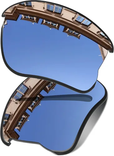 Vonxyz Lentes de repuesto para gafas de sol Oakley Flak Jacket XLJ OO9009 - Cromo MirrorCoat Polarizado