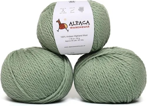 Miniatura 38 de Hilo 100% Lana Highland - Procedencia Directa de Perú - Celestialmente Suave y Perfecto para Tejer y Ganchillo (Blanco Alabastro, Estambre)
