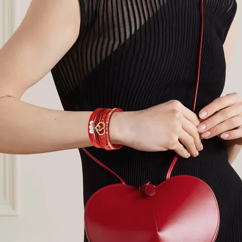 Miniatura 3 de Long tiantian Pulseras para mujer, pulseras de corazón de moda, bohemias, de cuero, apilables, regalos