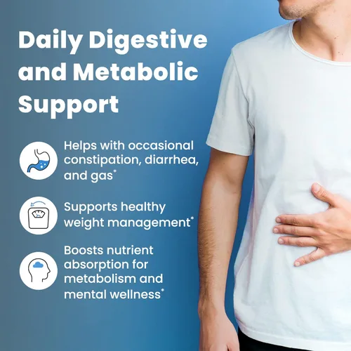 Miniatura 2 de Ombre Probiótico potenciador metabólico – Apoya el metabolismo, el control saludable del peso y la digestión – Suplemento de energía y salud