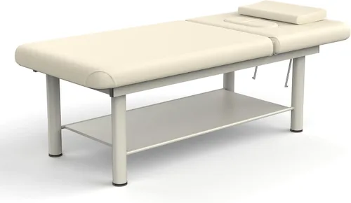 Miniatura 8 de Cama de masaje estacionaria profesional resistente, amplia mesa de masaje estacionaria con respaldo para mesa de tratamiento, mesa de terapia