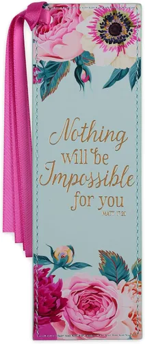 Miniatura 26 de Christian Art Gifts - Marcapáginas premium de piel sintética vegana con escritura bíblica para mujeres: Cuando ella habla - Proverbios 31:26, Marrón