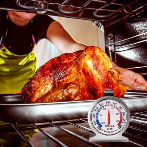 Miniatura 7 de Termómetro para horno, paquete de 2 unidades de 122.0-572.0 °F/100-600°F, termómetro de acero inoxidable de lectura instantánea, termómetro