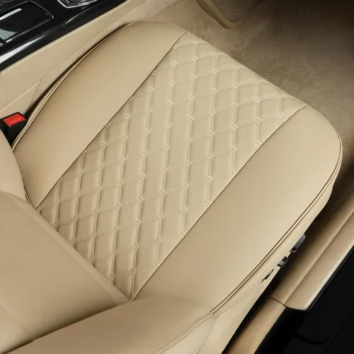 Miniatura 7 de Black Panther 1 par de fundas de asiento de poliuretano para automóvil, protector de asiento delantero de envoltura completa compatible con el 95%