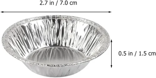 Miniatura 6 de Kichvoe 250pcs desechables tartas tartas tazas de papel de aluminio para tartas para hornear suministros de fiesta