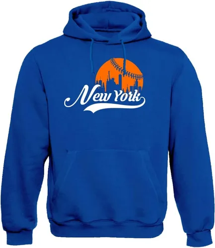 Miniatura 10 de Xtreme Apparrel Cityscape Skyline - Sudadera con capucha para hombre para fanáticos del béisbol