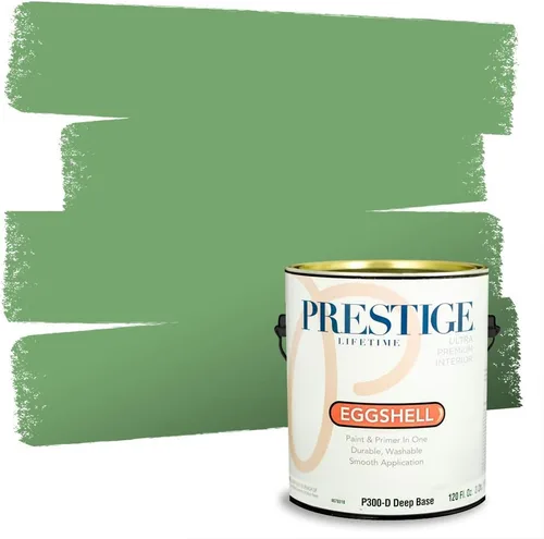 Miniatura 120 de PRESTIGE Pintura exterior e imprimación en uno, aloe, plano, 1 galón