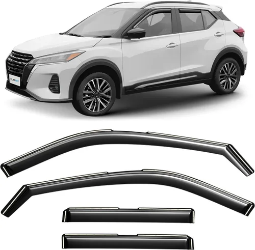 Miniatura 24 de CLIM ART - Deflectores de ventana de canal increíblemente duraderos para Honda Civic 2016-2021 Hatchback, deflectores de ventana originales, viseras