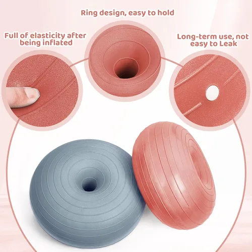 Miniatura 3 de 6 piezas de asientos flexibles para aula, sillas de pelota de yoga elementales para niños, silla de oficina inflable, entrenador de equilibrio