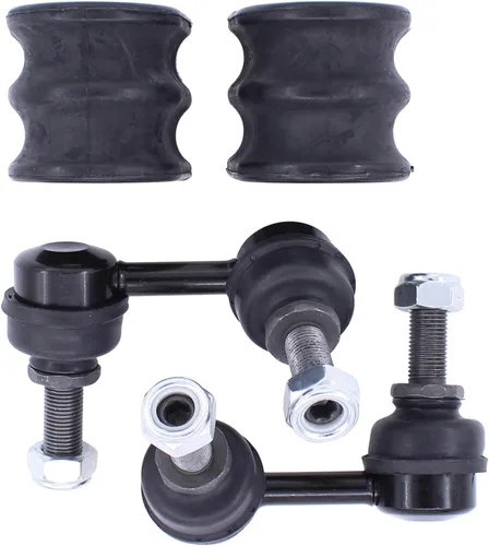 Miniatura 2 de MOTOKU Juego de enlaces de barra estabilizadora delantera y bujes para Nissan Xterra 2005-2015 Pathfinder 2005-2012 Frontier 2005-2019 Suzuki
