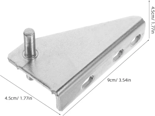 Miniatura 4 de 2 unids bisagras de nevera bisagras refrigerador puerta congelador reemplazo refrigerador pequeño suministro reparación congelador xiaobing acero
