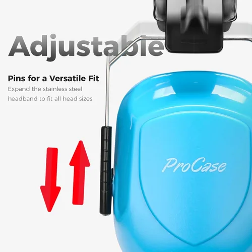 Miniatura 153 de ProCase NRR 28dB Noise Reduction Ear Muffs, Foldable Adjustable Noise Cancelling Headphones