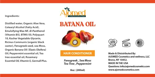 Miniatura 5 de Batana Oil & Sea Moss Hair Shampoo and Conditioner Set- Champú orgánico hecho a mano con aceite de ricino, aloe vera, alholva, romero, árbol