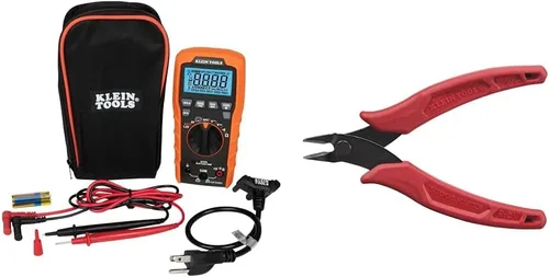 Miniatura 11 de Klein Tools ET270 Multiprobador digital de rango automático, AC/DC, resistencia y kit de herramientas de búsqueda de disyuntores 80016