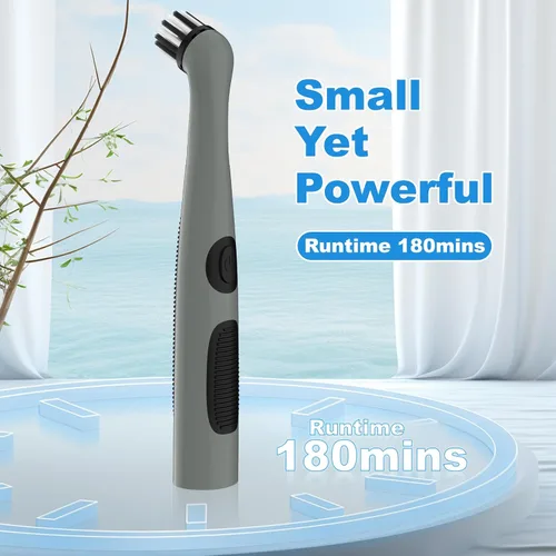 Miniatura 3 de Cepillo de limpieza eléctrico recargable con cabezales de cepillo múltiples 4 en 1 y cable USB, cepillo motorizado inalámbrico para interiores