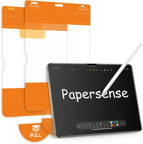 Miniatura 21 de OMOTON Paquete de 2 protectores de pantalla compatibles con iPad de 9ª, 8ª, 7ª generación (10.2 pulgadas, iPad 9/8/7, 2021 y 2020 y 2019) compatible