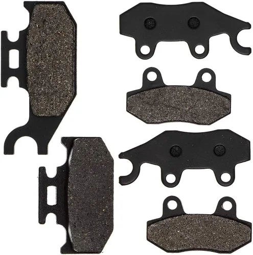 NICHE Kit pastillas de freno para Yamaha 700 700R Rhino 450 660 1S3-W0045-10-00 1S3-W0045-00-00 Delanteras traseras semimetálicas
