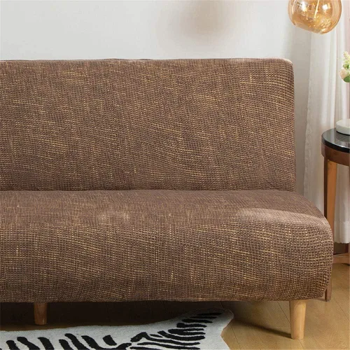 Miniatura 5 de Funda para futón sin brazos, elástica, reclinable, desmontable, plegable, funda para sofá cama, protector de muebles (patrón 28)