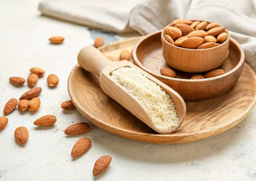 Miniatura 5 de Food to Live Almendras orgánicas de California, 8 onzas, sin OMG, enteras, sin sal, sin tostar, keto, nueces veganas a granel. Rico en vitamina E.