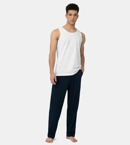 Miniatura 2 de LAPASA Camiseta sin mangas 100% algodón para hombre, ultra suave, sin mangas, cuello redondo, transpirable, camisetas básicas sólidas, chaleco de 4