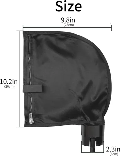Miniatura 6 de Bolsa de repuesto negra 360 380 para piezas de limpieza de piscinas Polaris, bolsas de filtro de desechos de piscina multiusos con cremallera