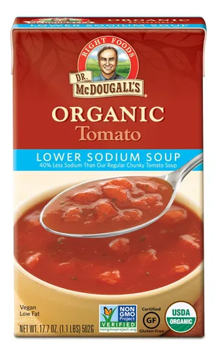 Miniatura 13 de Dr. McDougall's Right Foods Vegetales de lentejas orgánicas con sopa vegana de col rizada, 18 onzas (paquete de 6) sin gluten, USDA orgánico, sin