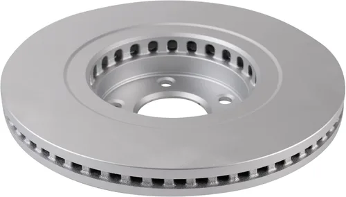 Miniatura 6 de TRQ Juego de rotores de freno delantero ventilados con revestimiento G prémium compatible con Mazda 6 CX-5 2019-2021 CX-9 2016-2021