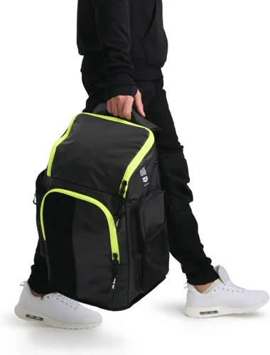 Arena Spiky III - Mochila deportiva para natación de 45 l, mochila grande para equipo de entrenamiento, para hombres y mujeres, 45 litros, humo Humo