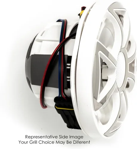Miniatura 4 de Wet Sounds - Dos pares de REVO 6-XSW-SS White XS/Stainless Overlay Grill 6.5 pulgadas de altavoces coaxiales LED marinos