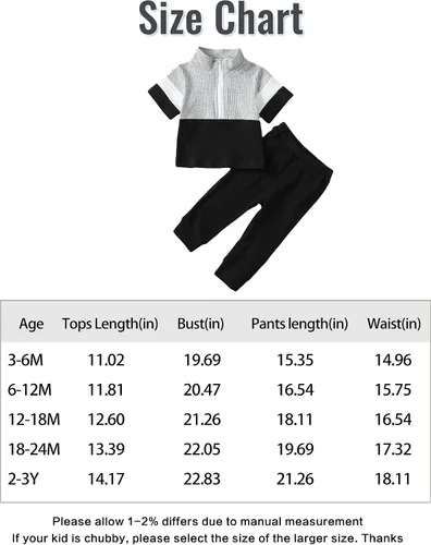 Miniatura 6 de NZRVAWS Toddler Baby Boy Clothes Infant Boy Outfits Short Sleeve Shirt Pants Set 3 6 12 18 24 Months 2T 3T Summer Clothe Gift